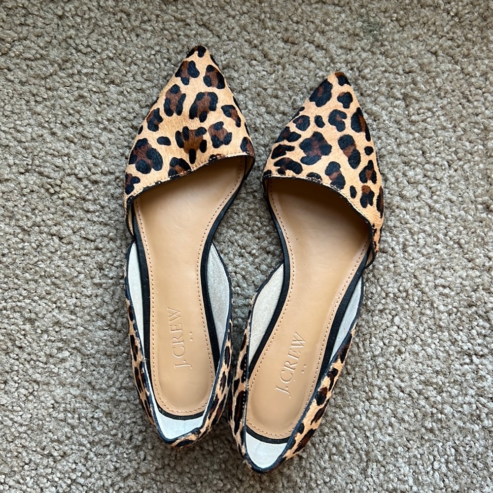 J.Crew Leopard Flats Size 5.5